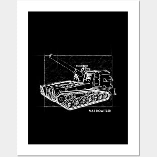 M55 howitzer Posters and Art